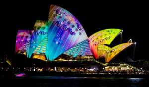 Lighted Opera House